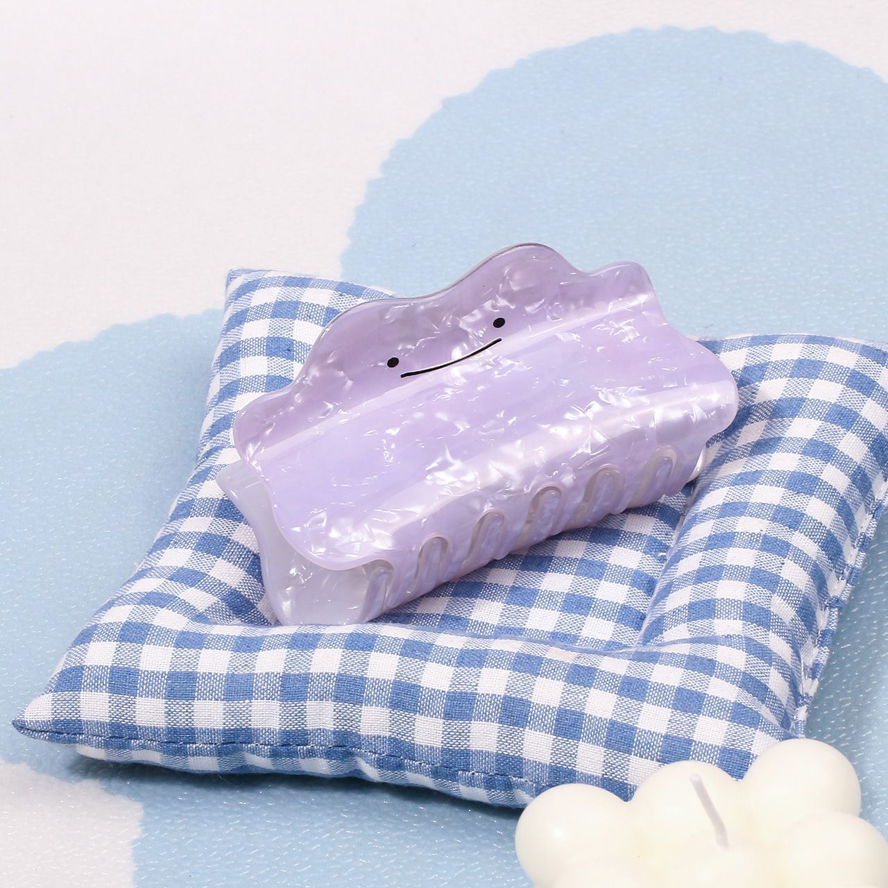 Hair Bundles - Pokémon Ditto Haarspange Lila Niedliche Mädchen-Haarklammer