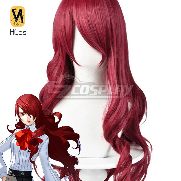 Synthetic Wigs - Handgefertigtes Cosplay-Outfit: P3 Mitsuru Kirijo Cosplay-Perücke,