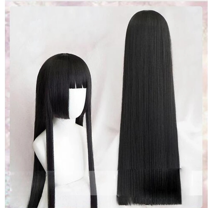 Synthetic Braided Wigs For Black Women - 100cm Yumeko Jabami Cosplay Perücke, Schwarzes
