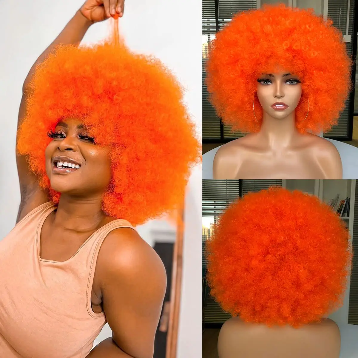 Afro Perücke verworrene lockig – Synthetic Braided Wigs For Black Women Bewertung und Preis