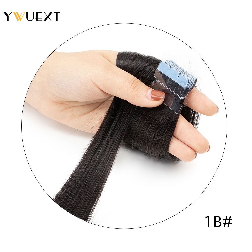 YWUEXT Mini Tape in Echthaarve – Invisible Tape In Extensions Real Hair Bewertung und Preis