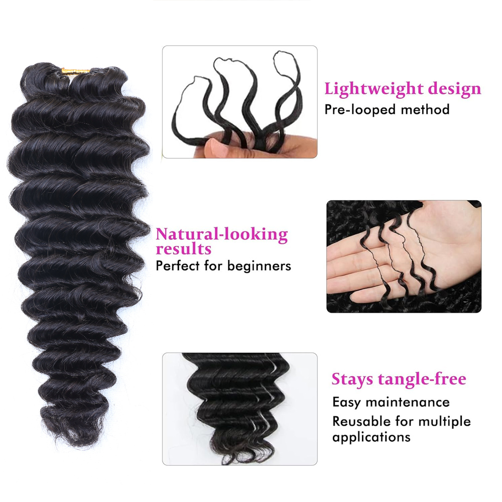 Natürliches, schwarzes, tief g – Hair Bundles Bewertung und Preis