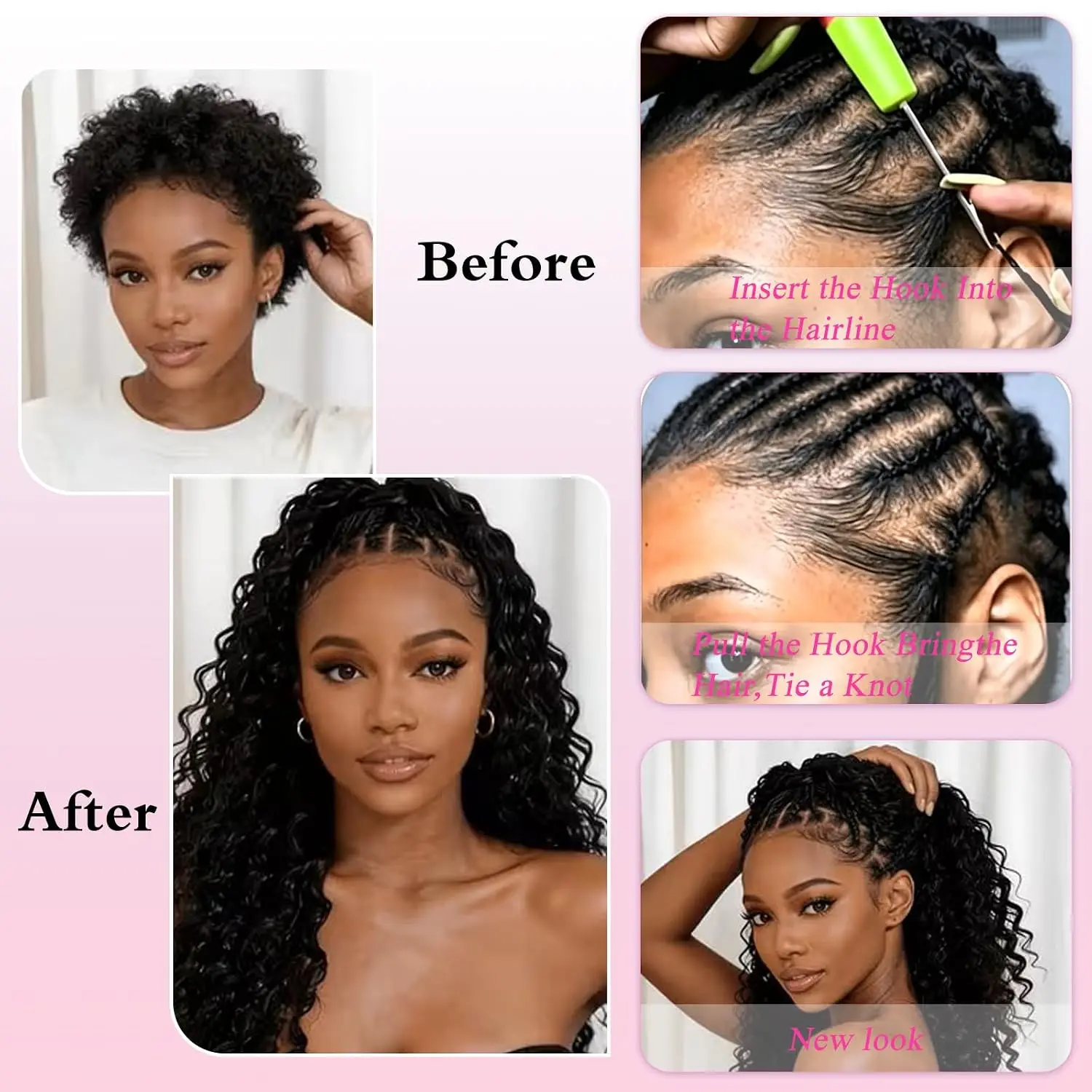 Natürliches, schwarzes, tief g – Hair Bundles Bewertung und Preis