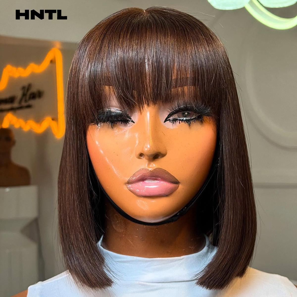 Wear & Go Klebefreie Perücke a – Pre Parted 13X4 Lace Front Bob Wig Bewertung und Preis