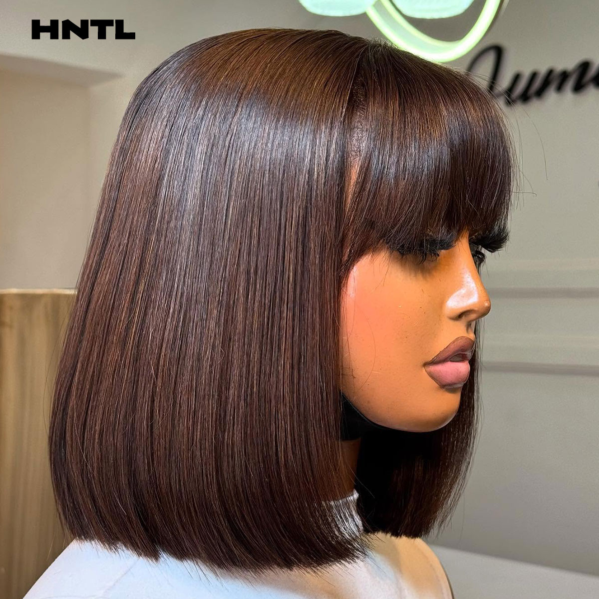 Wear & Go Klebefreie Perücke a – Pre Parted 13X4 Lace Front Bob Wig Bewertung und Preis