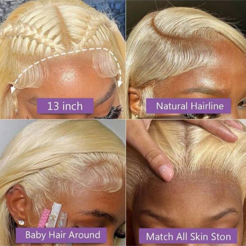 Honigblonde 613-Perücke, gewel – 613 Blonde Body Wave Lace Front Wig Bewertung und Preis