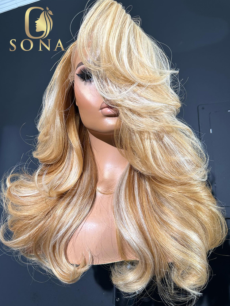 613 #   27 #   Highlight HD La – 613 Blonde Body Wave Lace Front Wig Bewertung und Preis