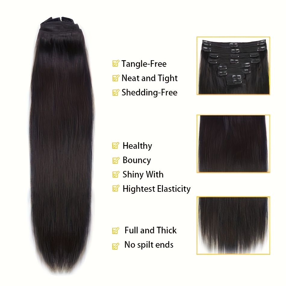Clip-in Haarverlängerungen Ech – Seamless Clip In Hair Extensions Human Hair Bewertung und Preis