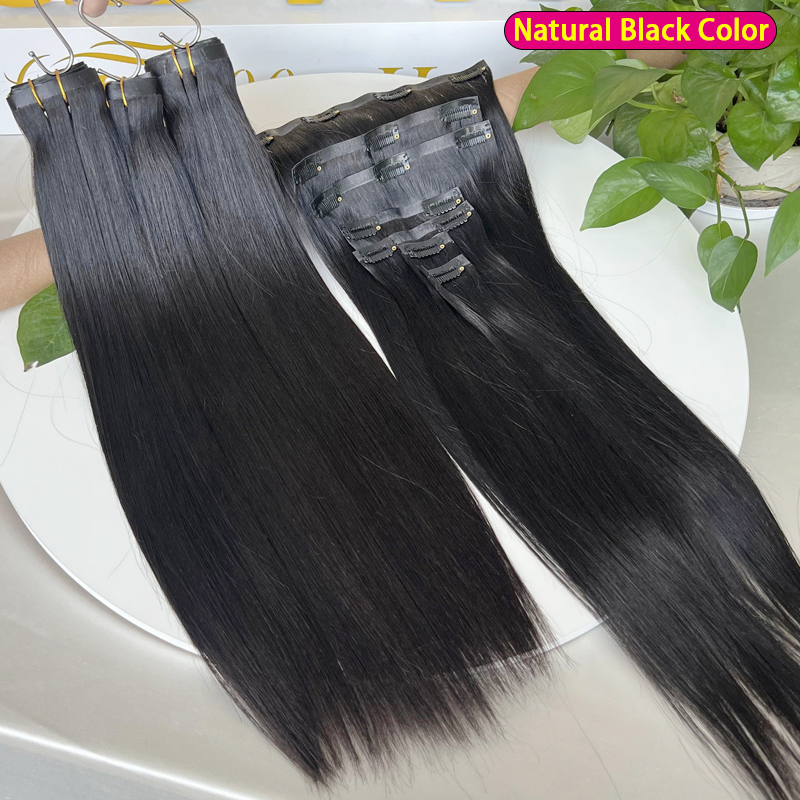 7-teilige unsichtbare, nahtlos – Seamless Clip In Hair Extensions Human Hair Bewertung und Preis