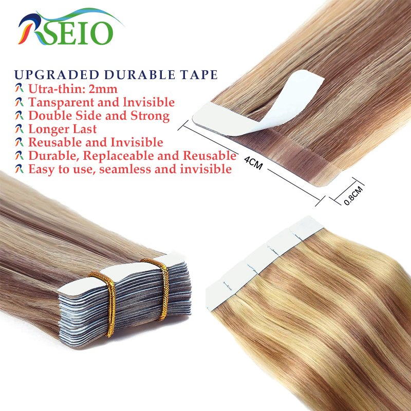 Rseio Straight Tape in Echthaa – Invisible Tape In Extensions Real Hair Bewertung und Preis