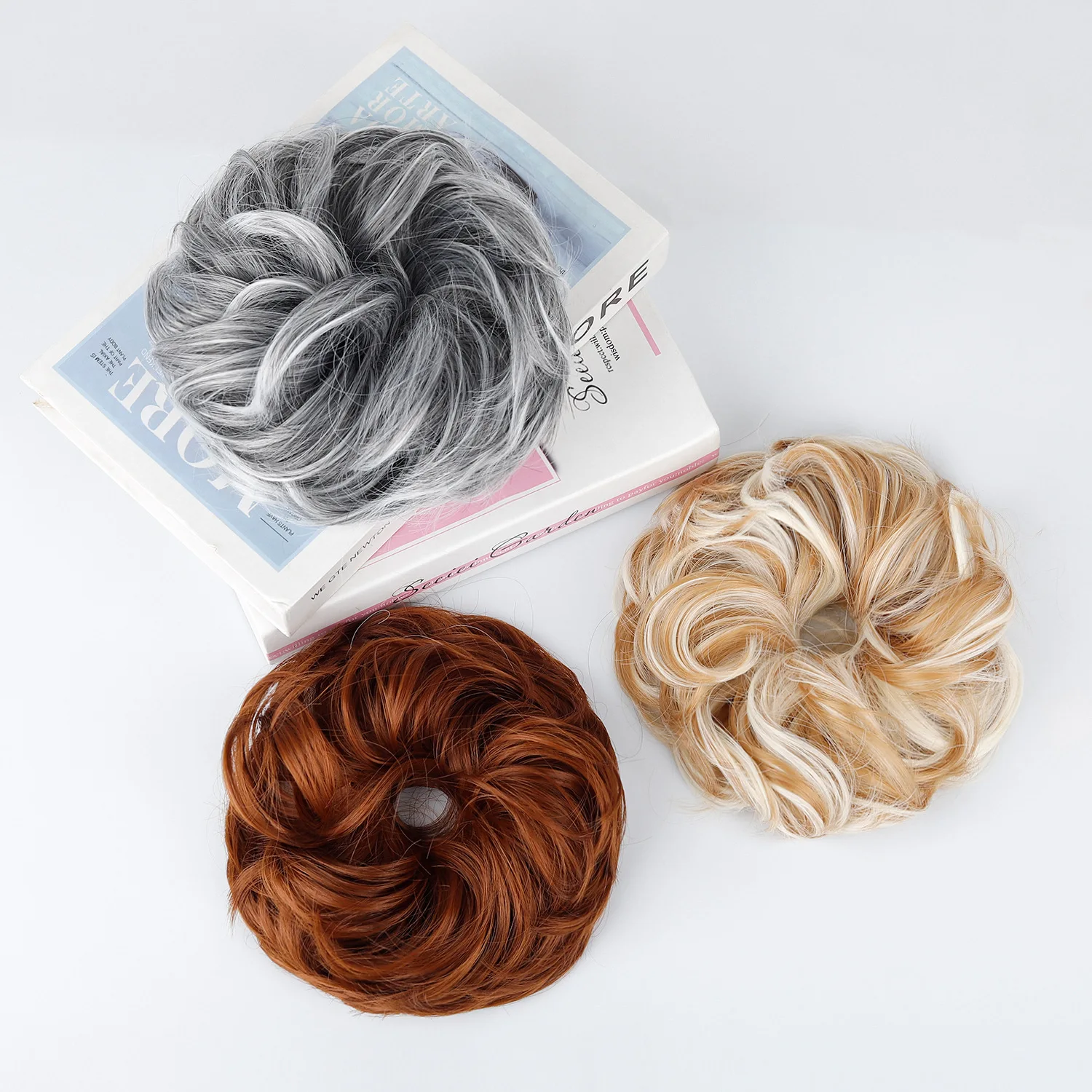Elegantes Lockenhaarstück mit  – Claw Clip Messy Bun Hair Piece Bewertung und Preis