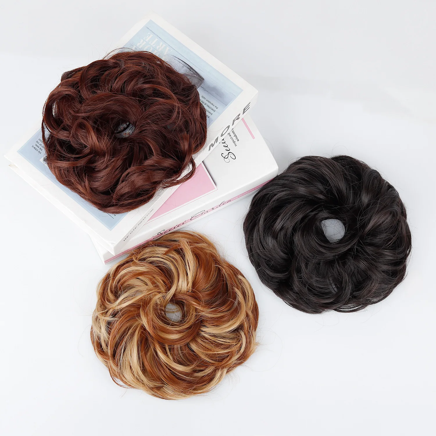 Elegantes Lockenhaarstück mit  – Claw Clip Messy Bun Hair Piece Bewertung und Preis