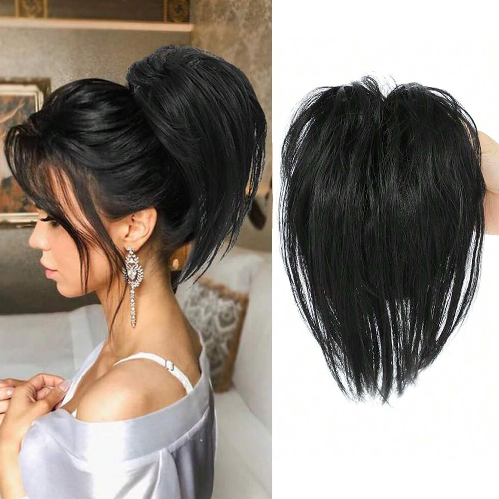 Synthetischer, unordentlicher, – Claw Clip Messy Bun Hair Piece Bewertung und Preis