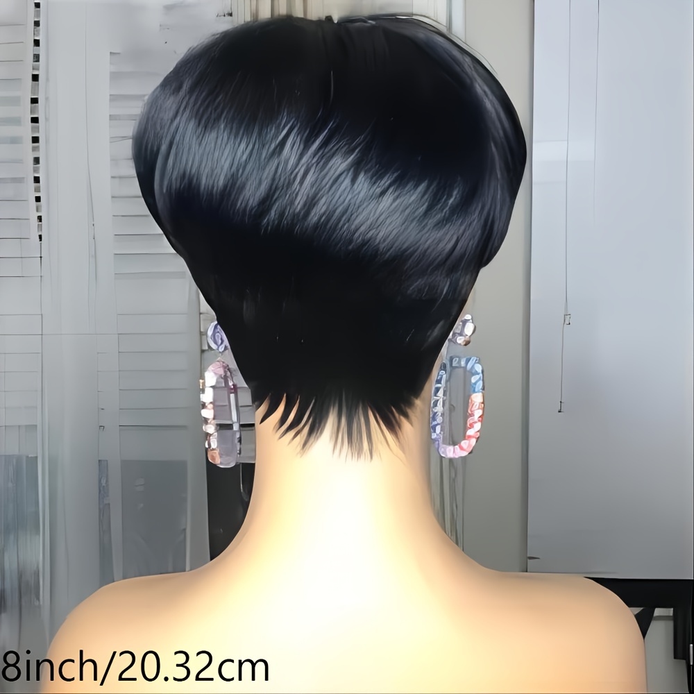 Kurze Pixie-Perücke, Echthaar, – Short Pixie Cut Wig Human Hair Cheap Bewertung und Preis