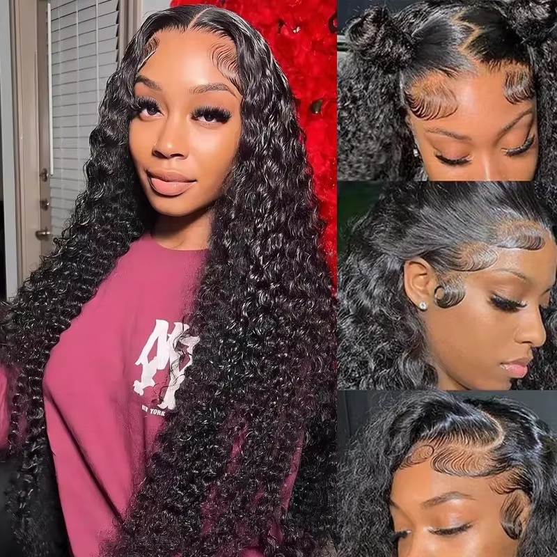 13X4 13X6 Deep Wave HD Transpa – Hd Lace Frontal Wig Human Hair Pre Plucked Bewertung und Preis