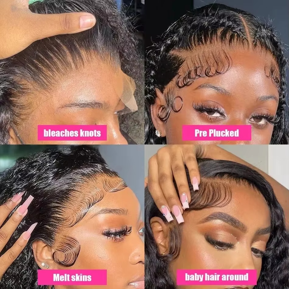 13X4 13X6 Deep Wave HD Transpa – Hd Lace Frontal Wig Human Hair Pre Plucked Bewertung und Preis