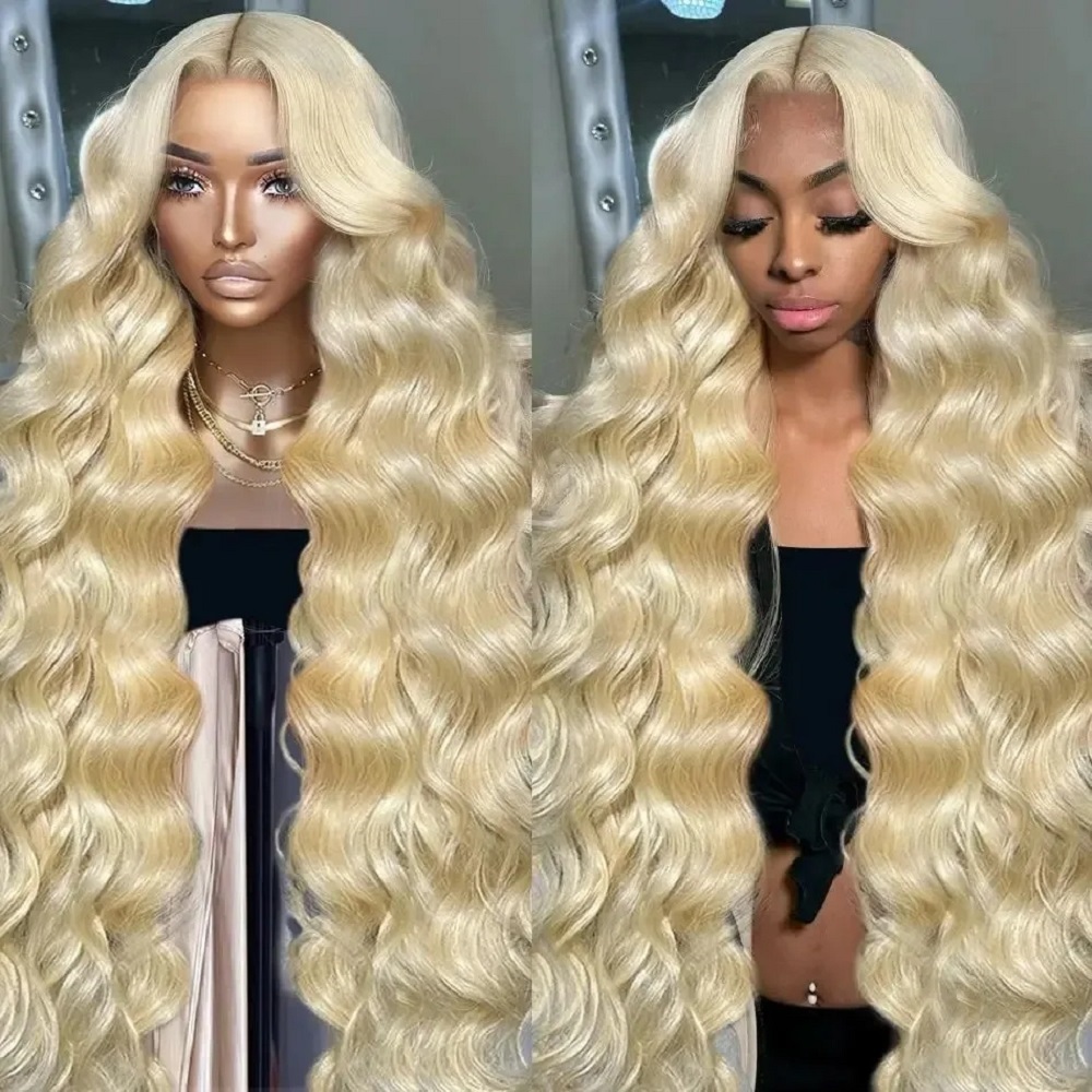 46 Zoll HD Blonde 13x4 Lace Fr – 613 Blonde Body Wave Lace Front Wig Bewertung und Preis