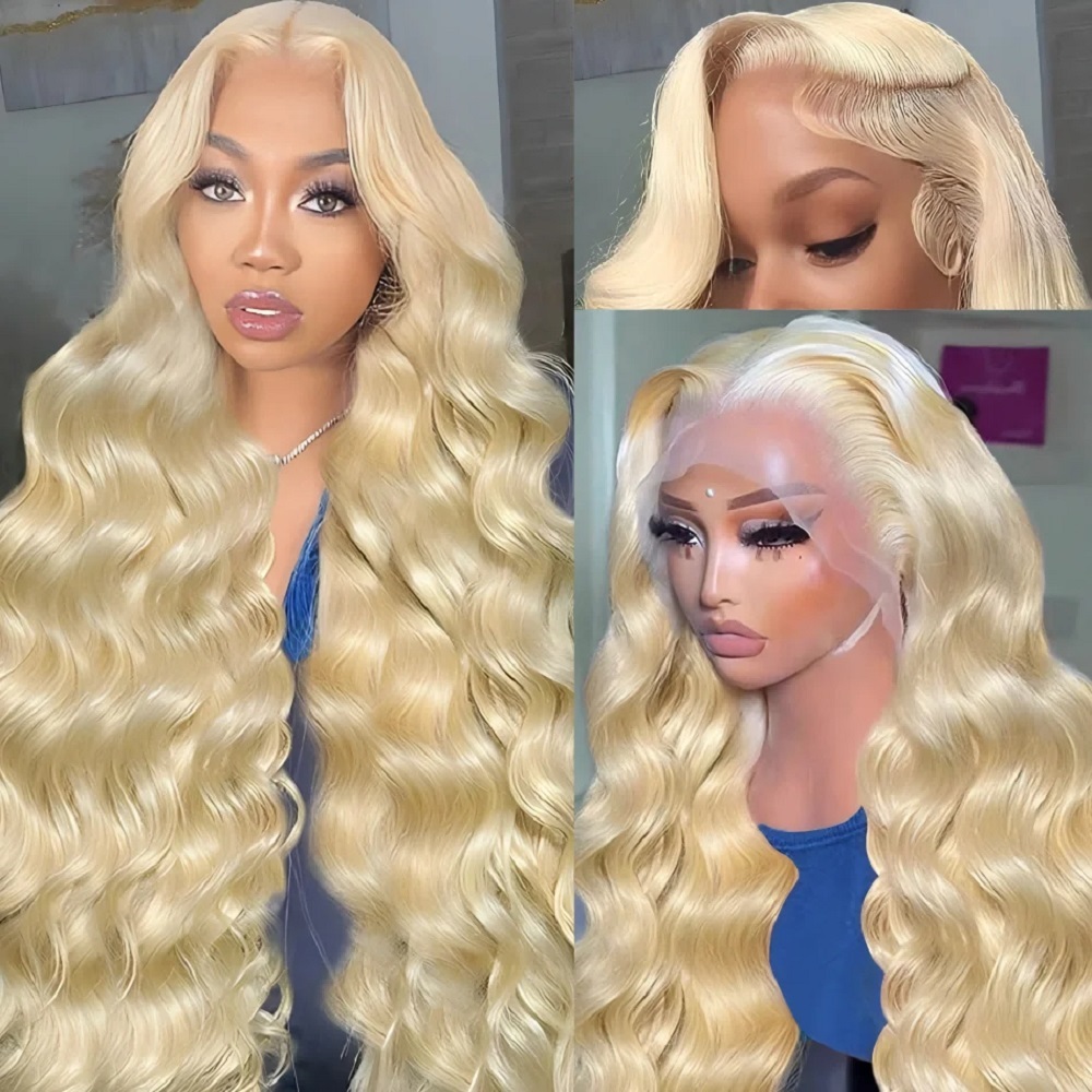 46 Zoll HD Blonde 13x4 Lace Fr – 613 Blonde Body Wave Lace Front Wig Bewertung und Preis