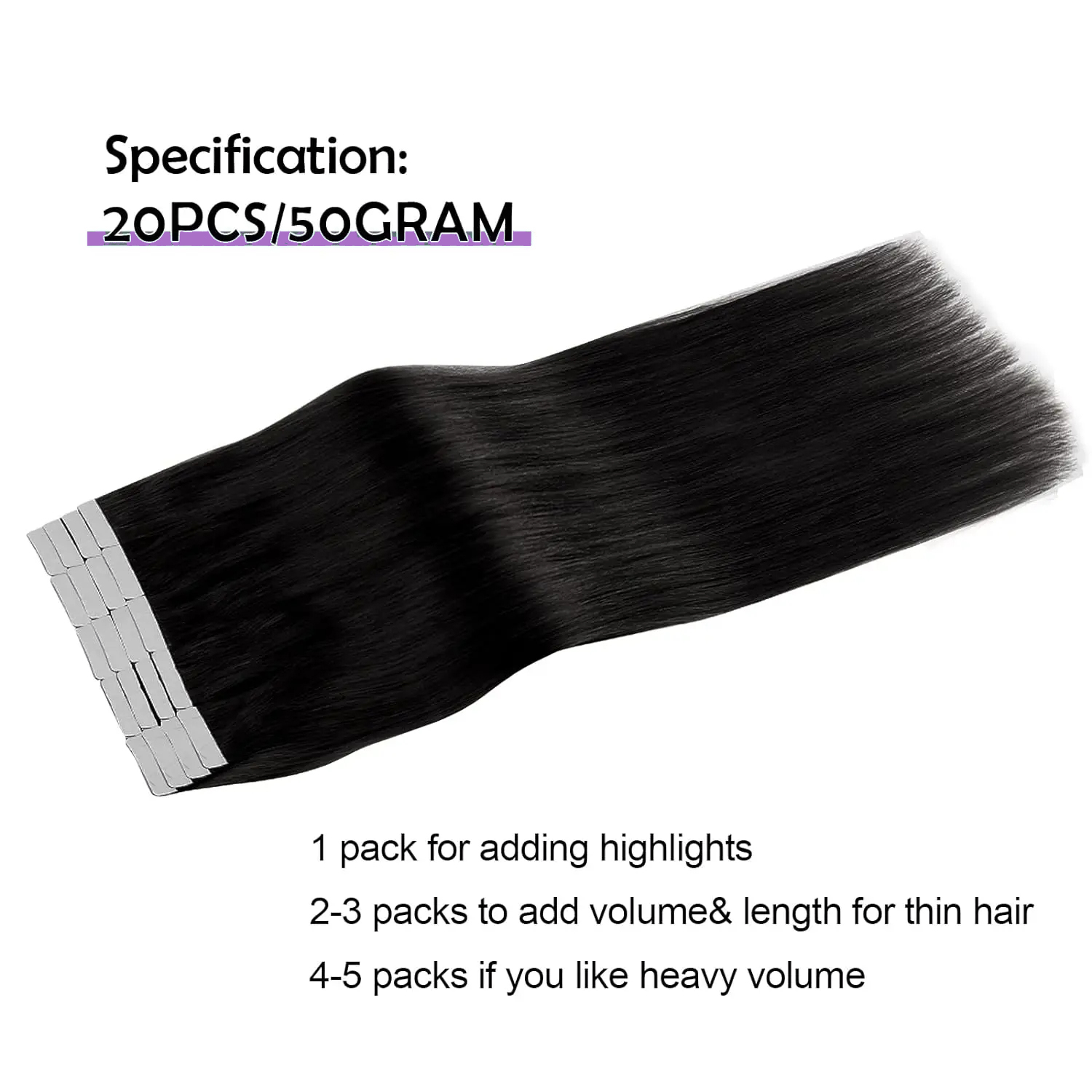 Gerade Tape-In-Haarverlängerun – Invisible Tape In Extensions Real Hair Bewertung und Preis
