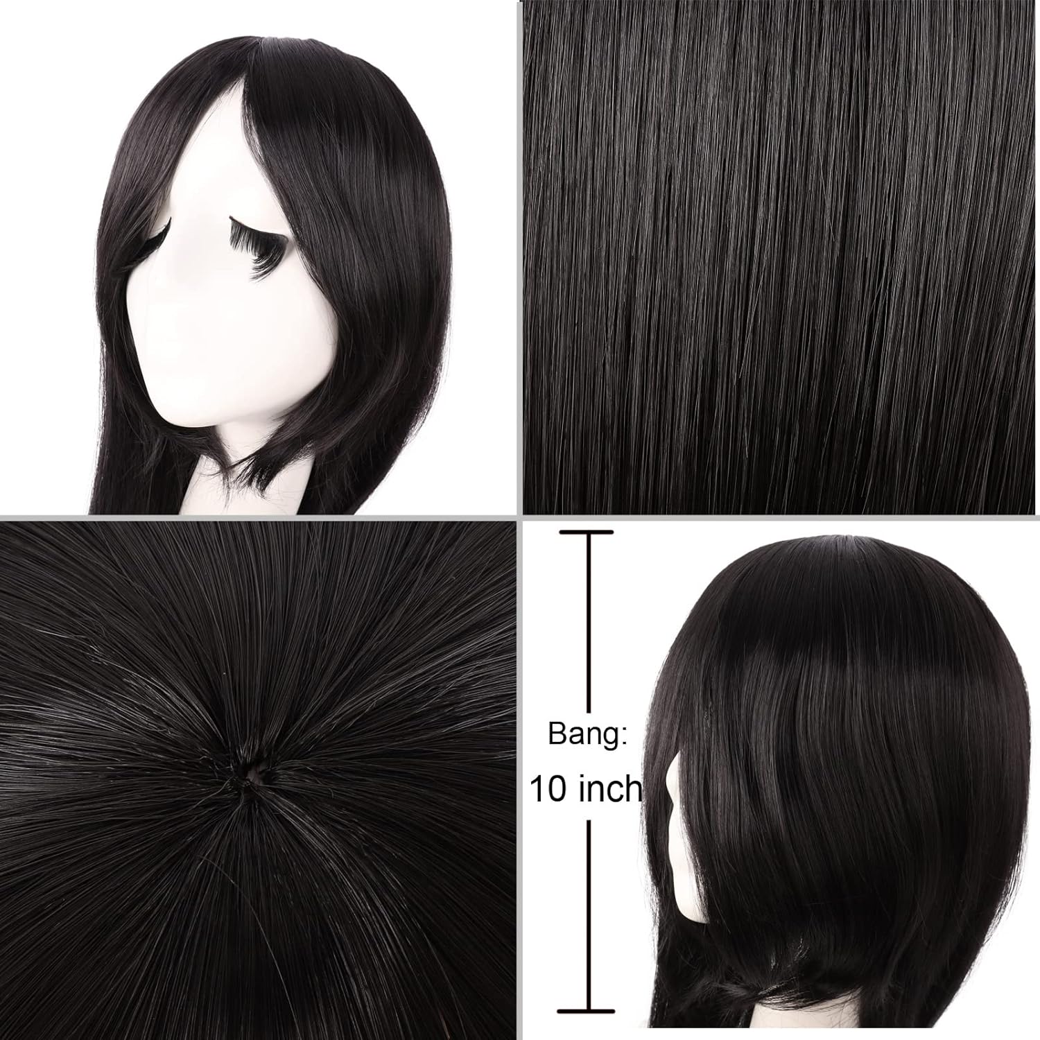 40 Zoll 100 cm lange gerade Co – Synthetic Braided Wigs For Black Women Bewertung und Preis