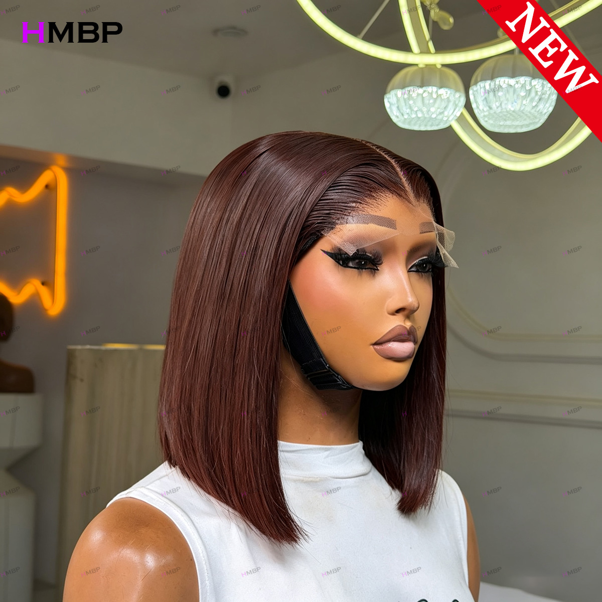# 33 Dunkel Auburnfarbene, gla – Glueless Wear And Go Human Hair Wig Bewertung und Preis