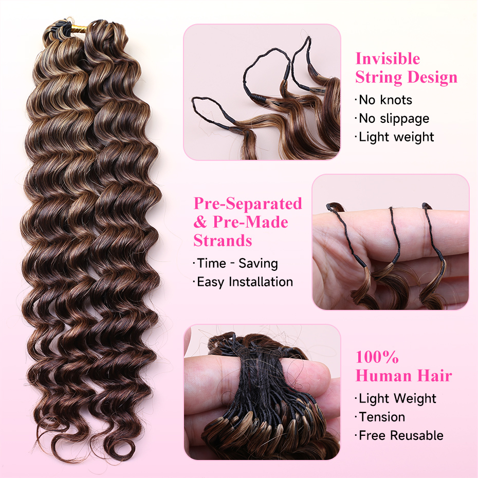 Miracle Knots Feder-Häkelhaar, – Hair Bundles Bewertung und Preis