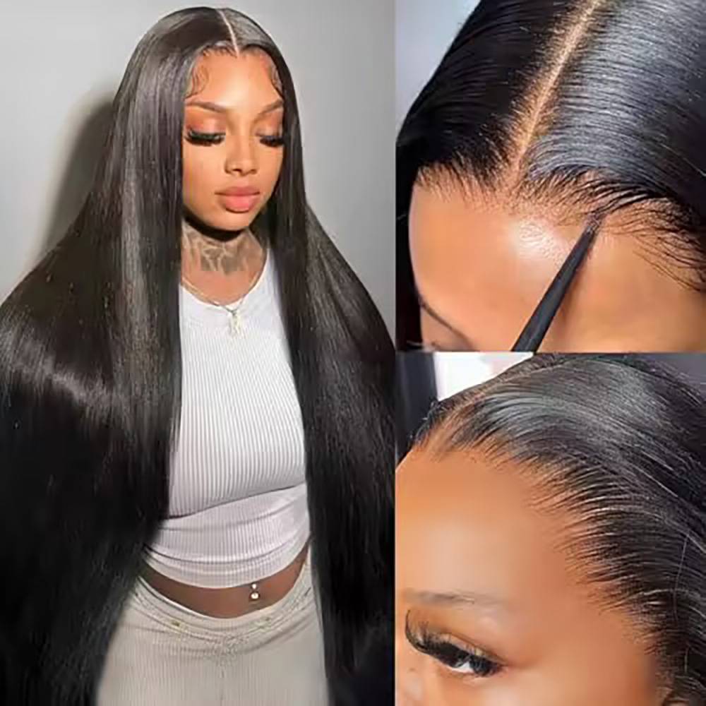 200% Dichte, glattes Haar, 7x6 – Hair Bundles Bewertung und Preis