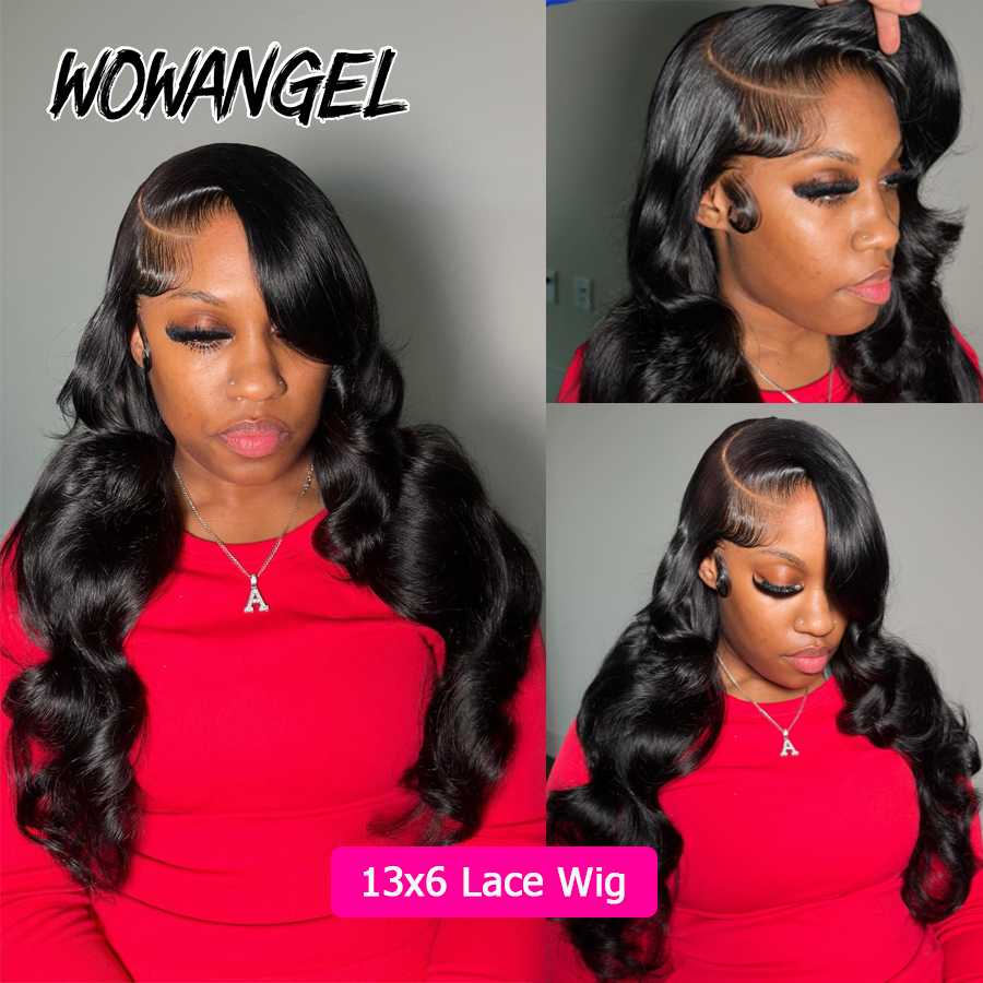 Wow Angel Body Wave Jet Black  – Hd Lace Frontal Wig Human Hair Pre Plucked Bewertung und Preis