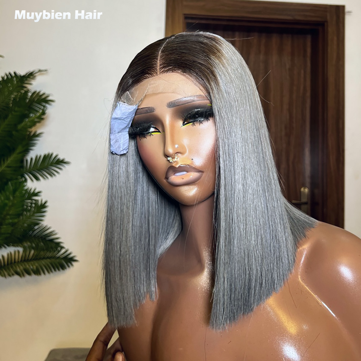 Super Double Drawn Bone Straig – Glueless Wear And Go Human Hair Wig Bewertung und Preis