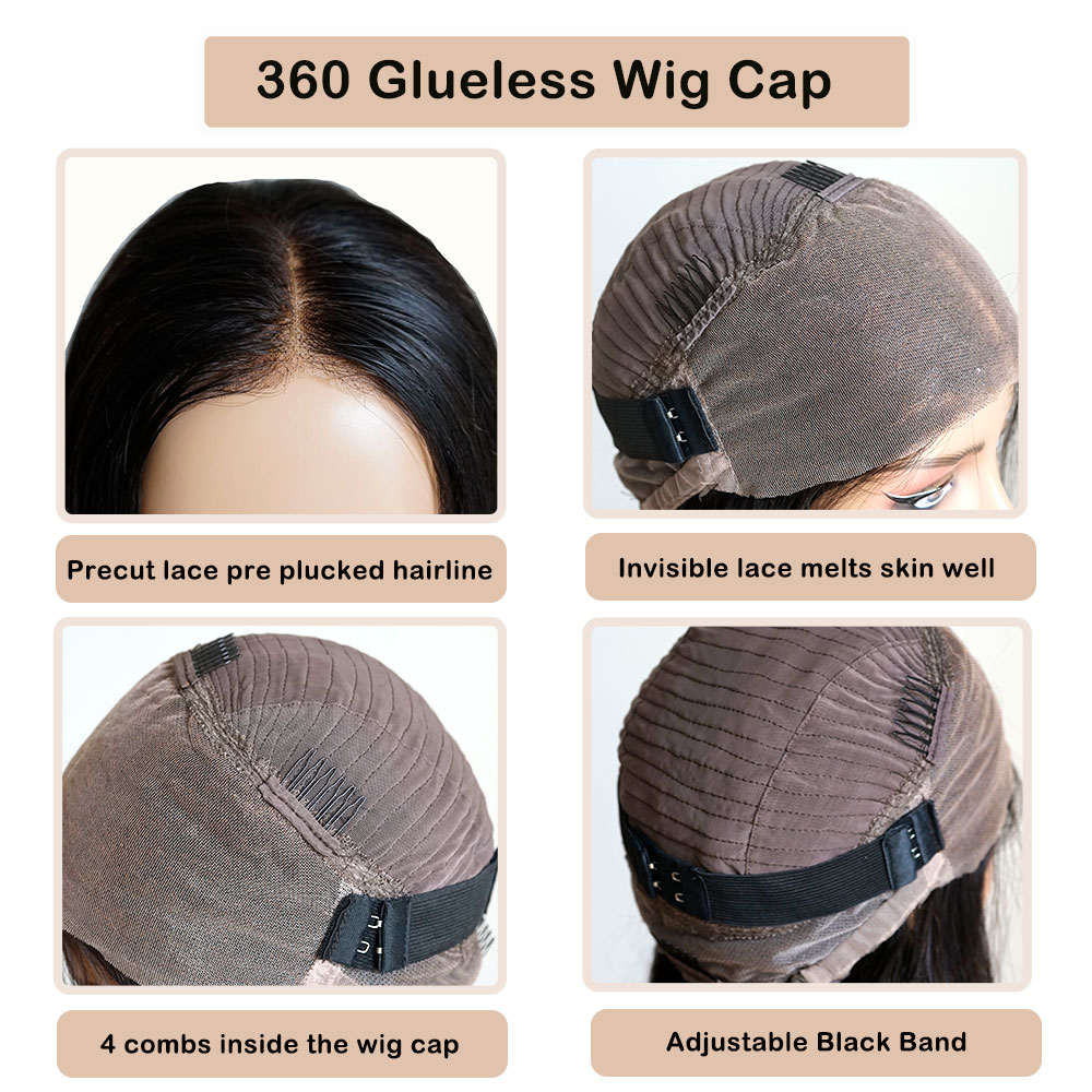 Brasilianisches vorgefertigtes – Lace Front Wigs Bewertung und Preis