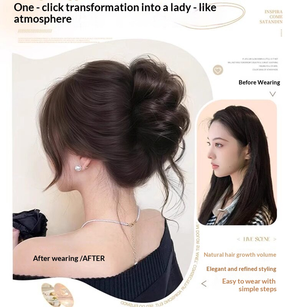 1 Stück Eleganter Chignon-Haar – Claw Clip Messy Bun Hair Piece Bewertung und Preis