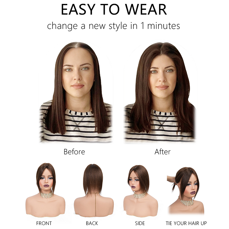 10 Zoll 100 % Echthaar 13 x 12 – Seamless Clip In Hair Extensions Human Hair Bewertung und Preis