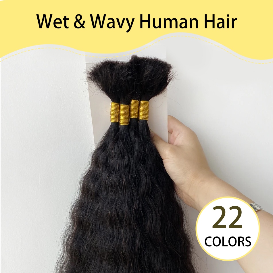 Yelo Nasses und gewelltes mens – Water Wave Bulk Human Hair For Braiding Bewertung und Preis